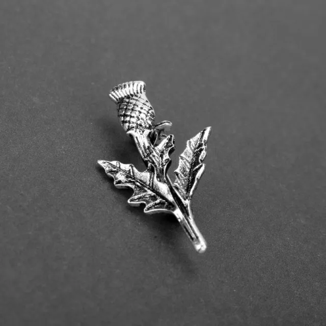 Scottish Thistle Brooch Metal Pin Silver - Shop at LoveMi