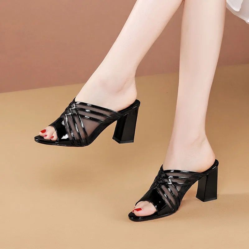 High heel black