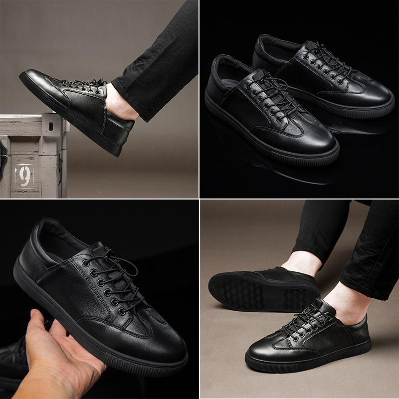 Title 2, New autumn and winter shoes leather shoes all-m...