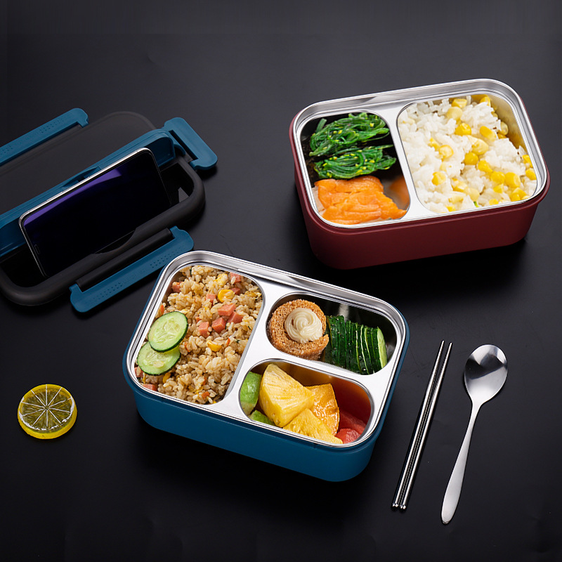 Title 7, 304 Stainless Steel Insulated Lunch Box Compart...