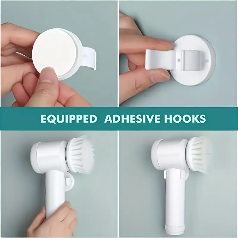 Electric Spin Cleaning Brush, USB Rechargeable Handheld
