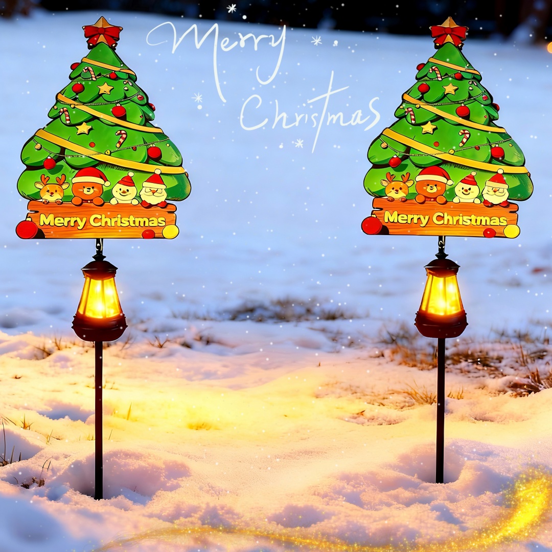 Self Pickup Only---Snow Colored Lights Christmas Tree_voghion.com