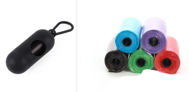 Pet Trash Bag Dog Poop Bags For Waste Refuse Cleanup Black 5Pcs Bag - Shop at LoveMi