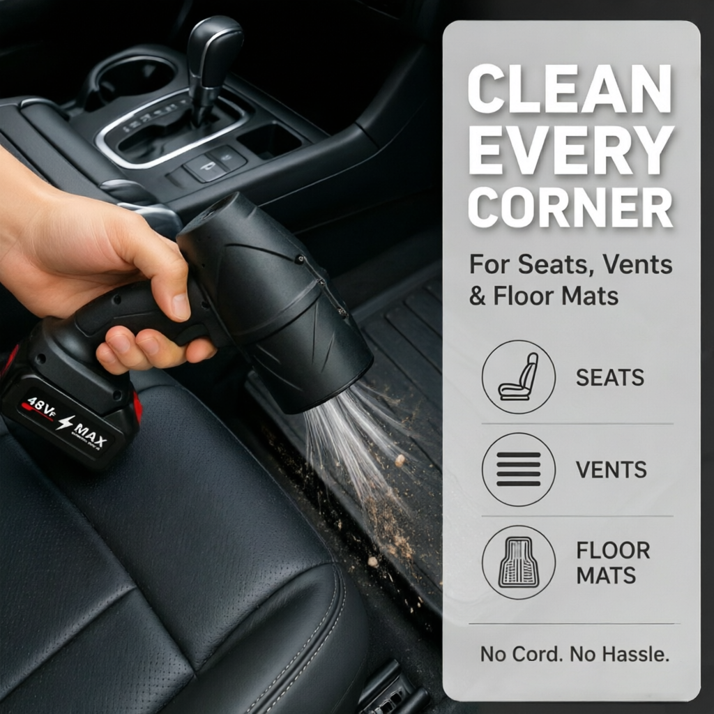Portable Turbo Blower High-Power Cordless Jet Fan For Car Drying & Cleaning — image 4