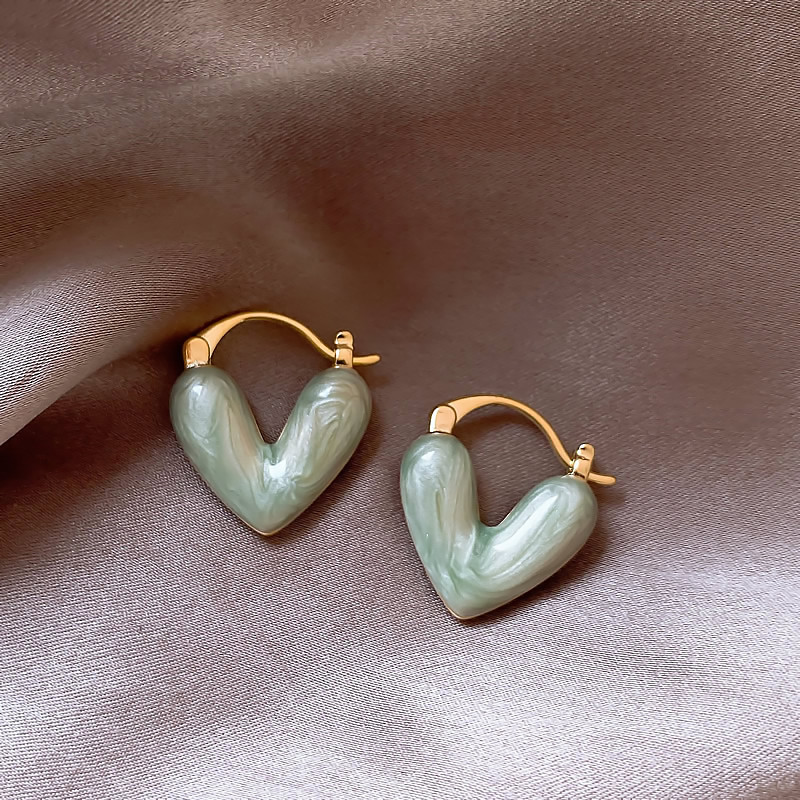 Title 7, Diseño de aretes de amor de corazón de moda par...