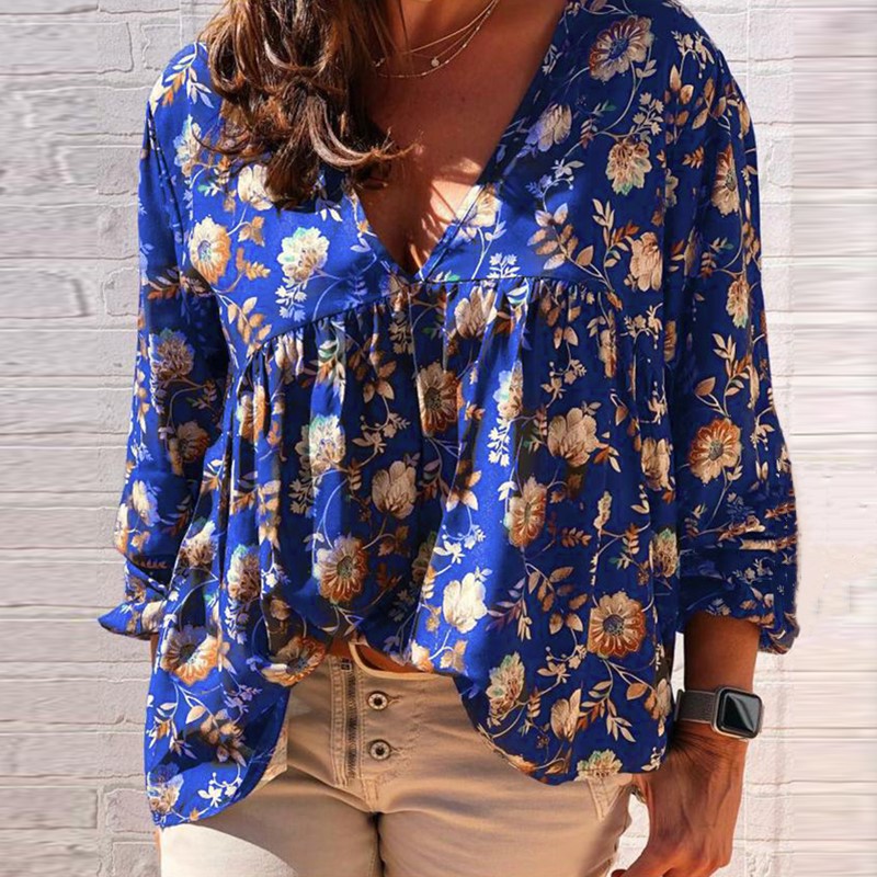 Custom Print V-Neck Tunic