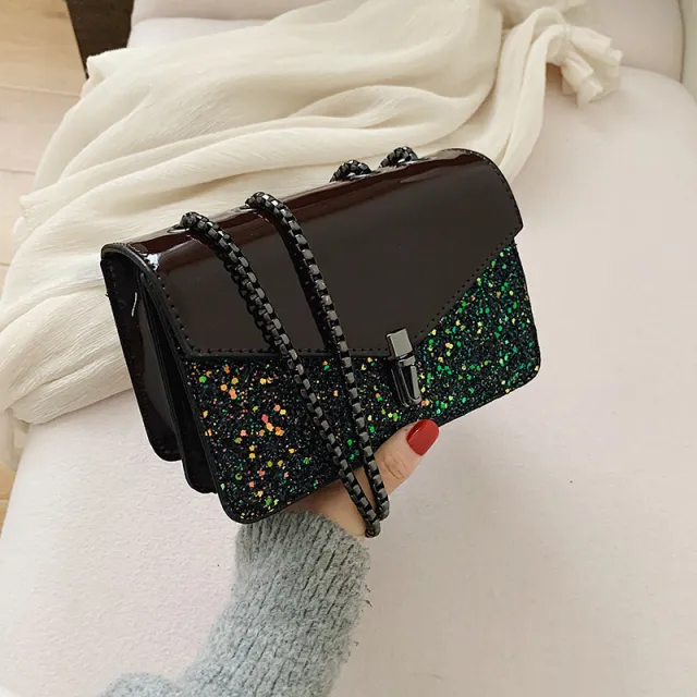 One shoulder Messenger Fashion Small Square Bag Coffee - Shop at LoveMi