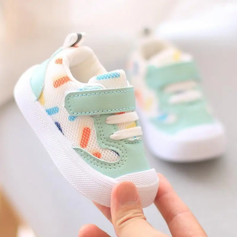 Solid Casual Soft Soled Baby Walking Shoes