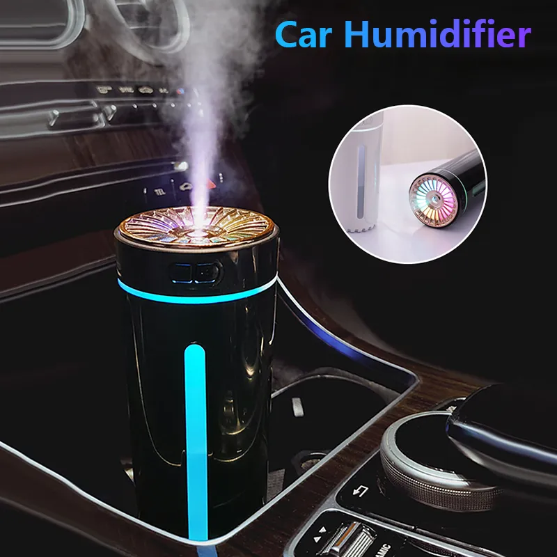 Wireless Air Humidifier Colorful Lights Mute Ultrasonic USB Fogger