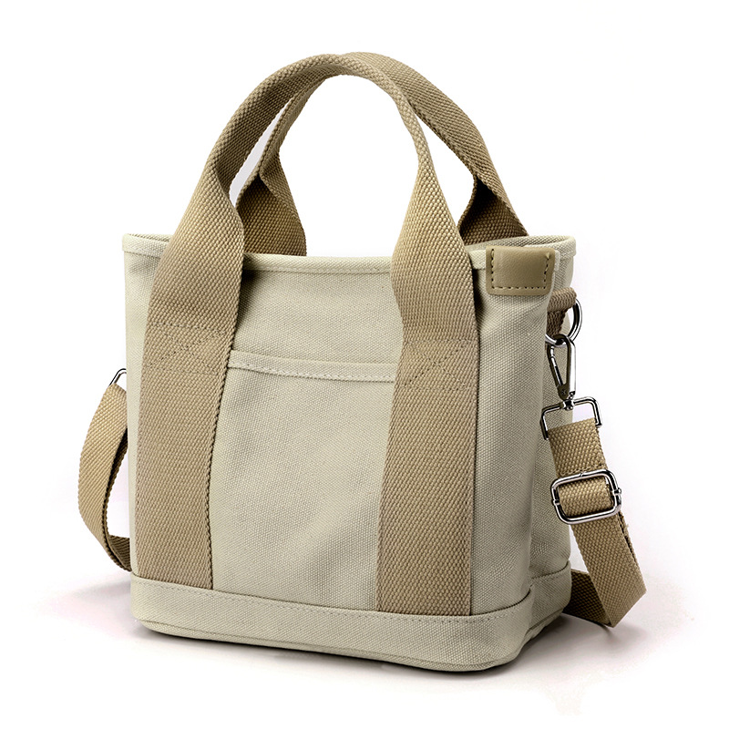 Khaki diagonal shoulder strap