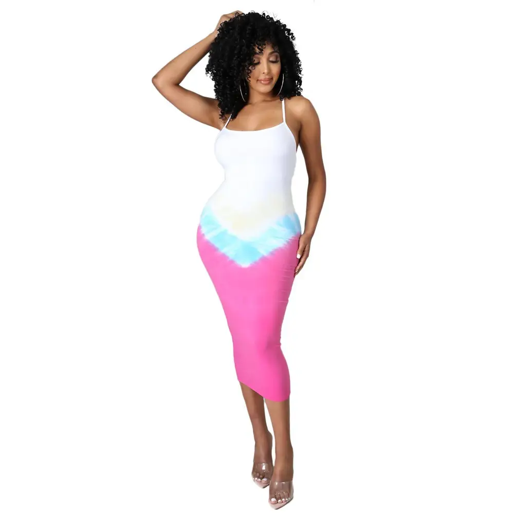 European And American Positioning Printed Casual Dress