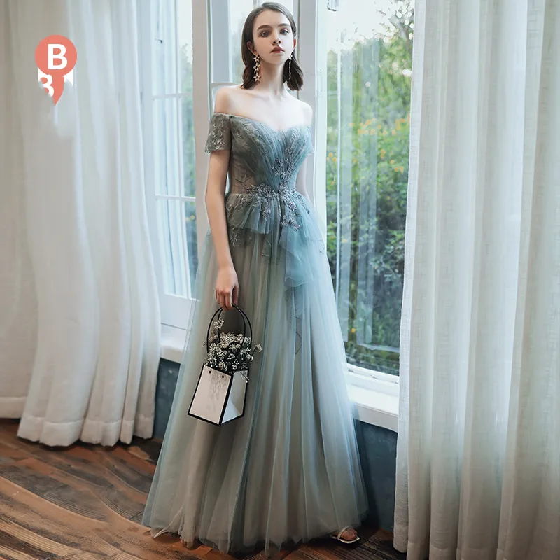 Douyin Bridesmaid Dress Was Thin Banquet Female - B-Xl