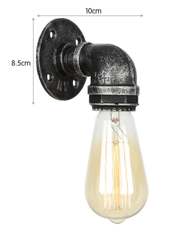 Small Retro Bedroom Bedside Wall Lamp - Image 4