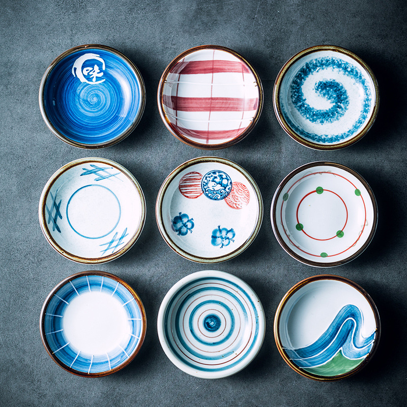 Japanese Small Saucer Household Ceramics Sauce Dipping Seasoning Dish - Image 4