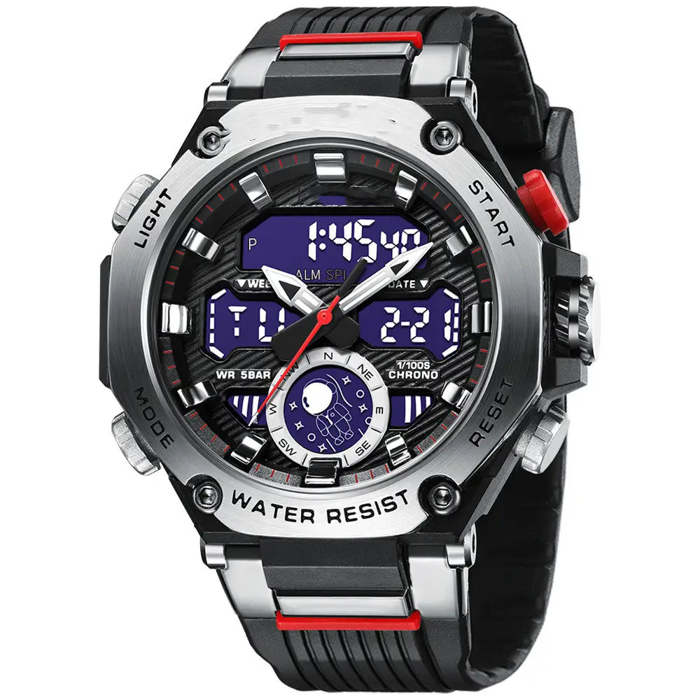 Men's Fashion Casual Alloy Multifunctional Watch