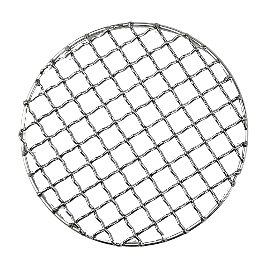 Title 4, Stainless Steel Round Barbecue BBQ Grill Net Me...