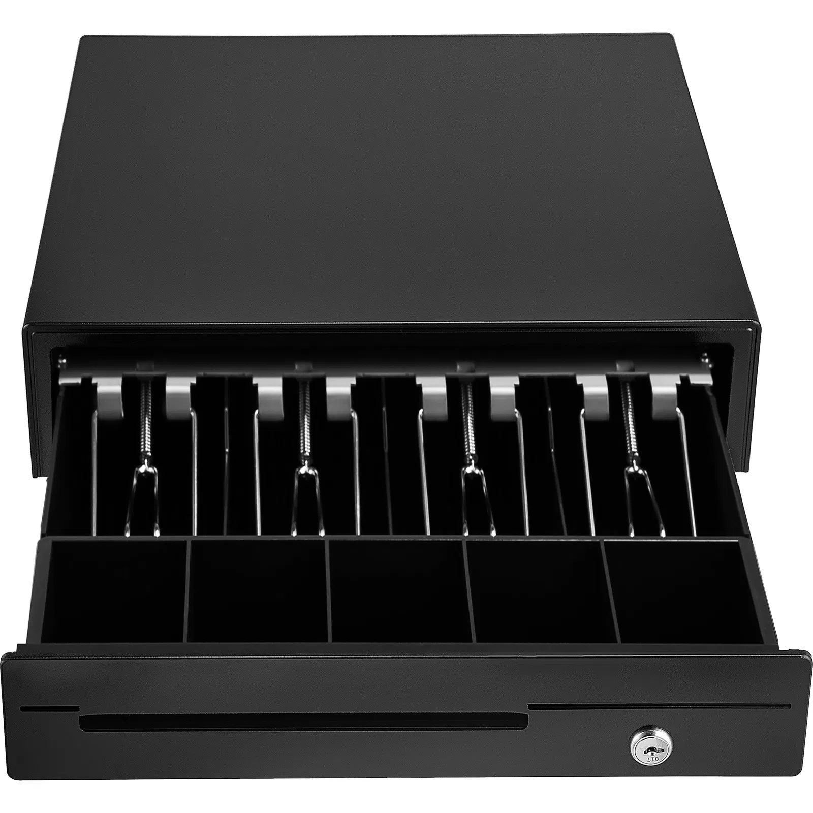 Cash Register Drawer, 13 12 V, For POS System With 4 Bill 5 Coin Cash Tray, Removable Coin Compartment 2…