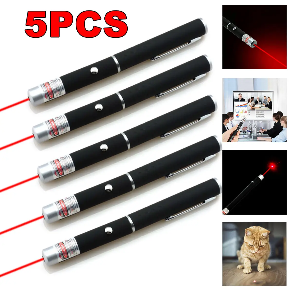 650nm Red Laser Pointer Pen Light Visible