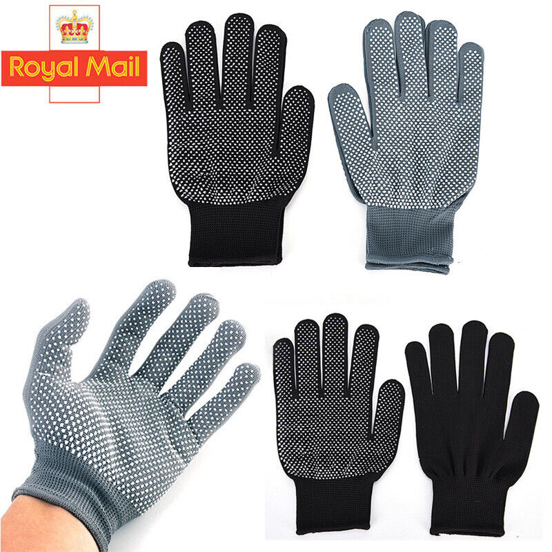 Pair Heat Resistant Gloves Curling Protective Heat Proof For Hair Straightener T
