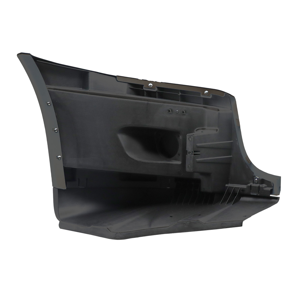 Freightliner Cascadia bumper cover right side — surface texture and finish detail
