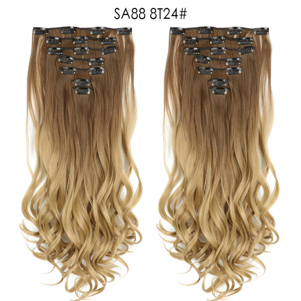 Long Curly Hair High Temperature Silk Curtain — foto 23