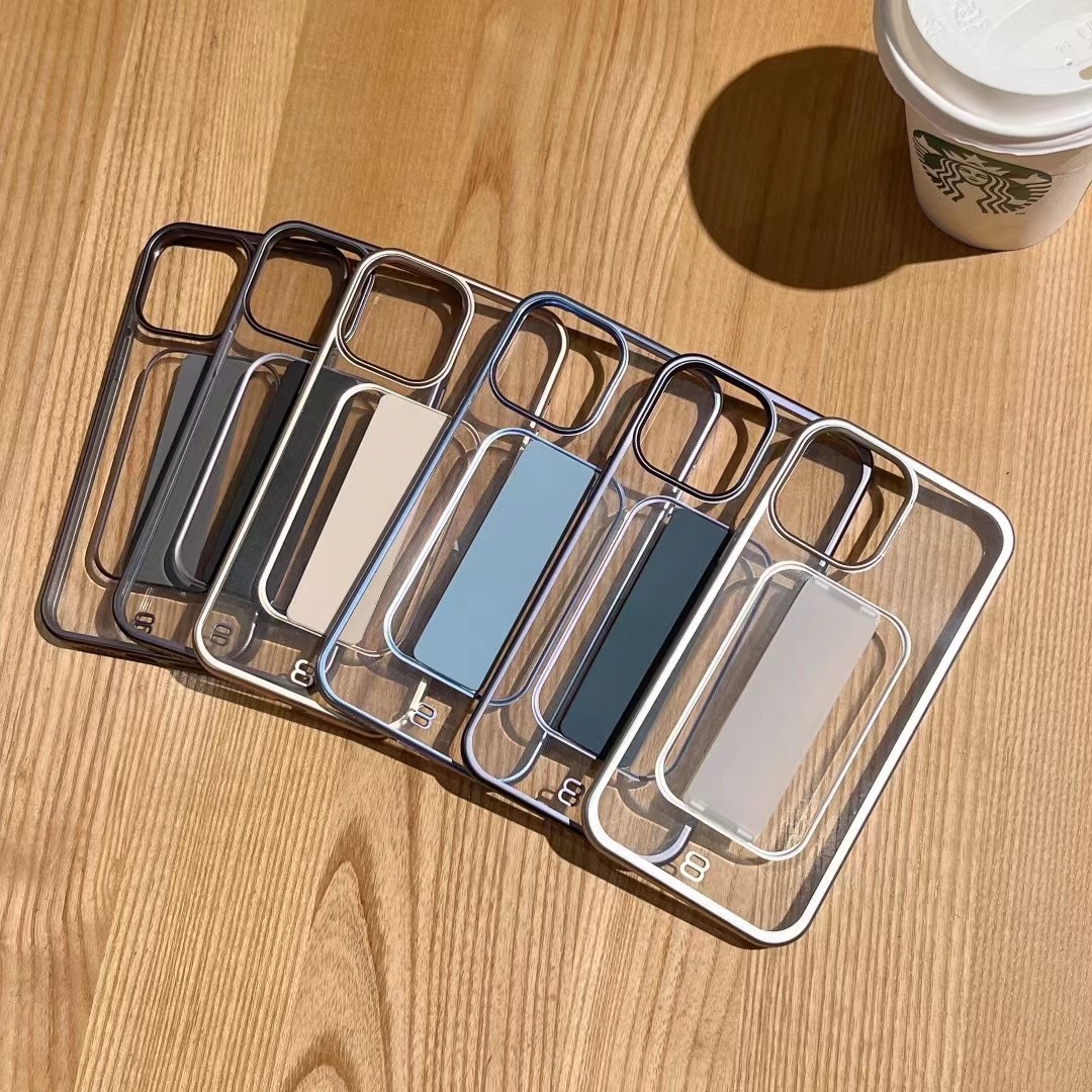 Electroplating Tpu Transparent Mobile Phone Case Soft Shell Simple - Image 4