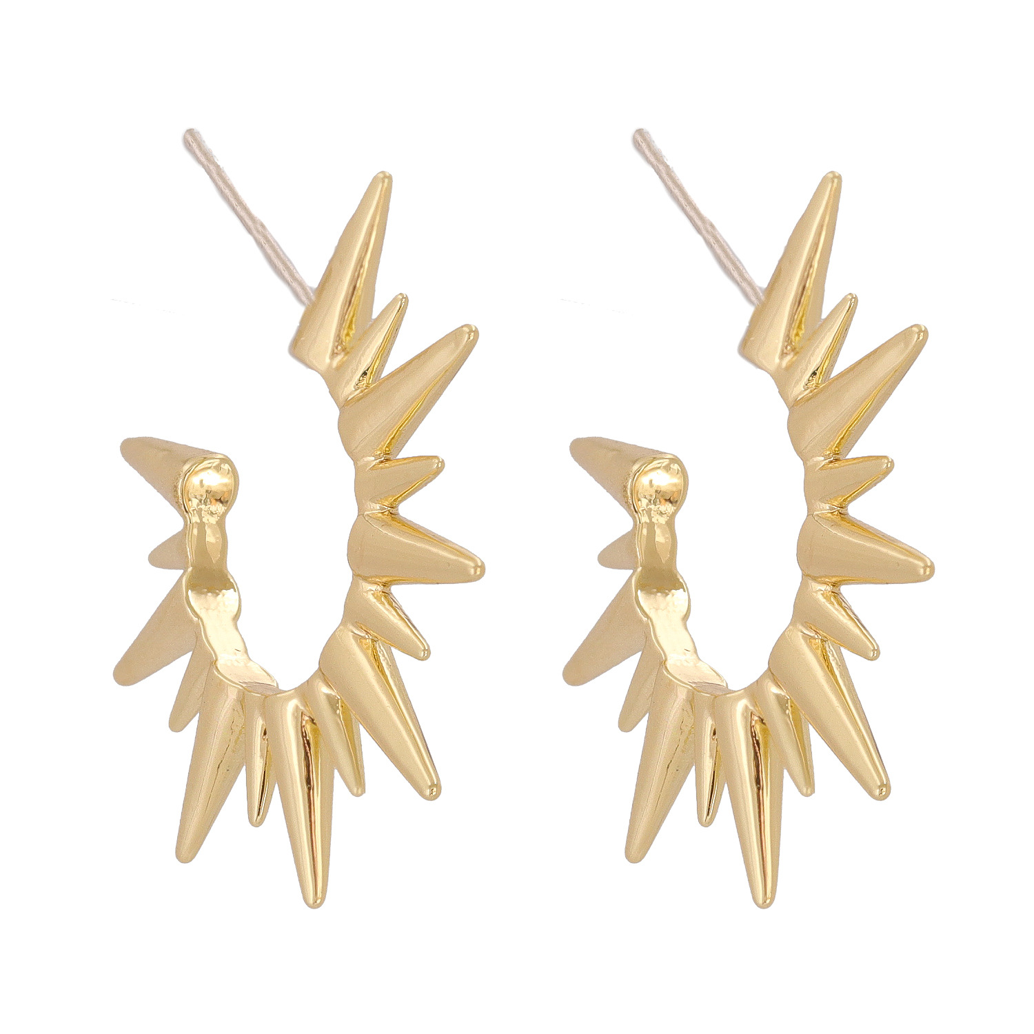 Sun Flower Stud Earrings Baroque Palace Earrings