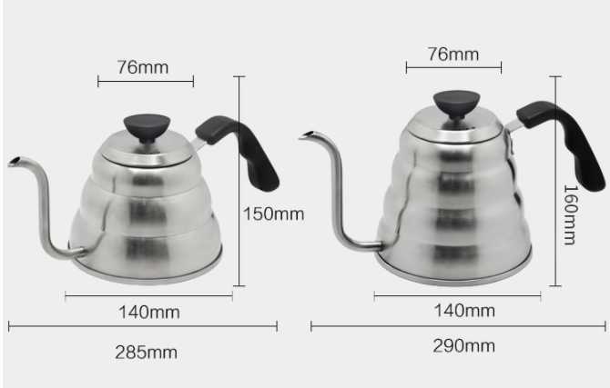 Title 4, Stainless Steel Coffee Pot With Hanging Ears