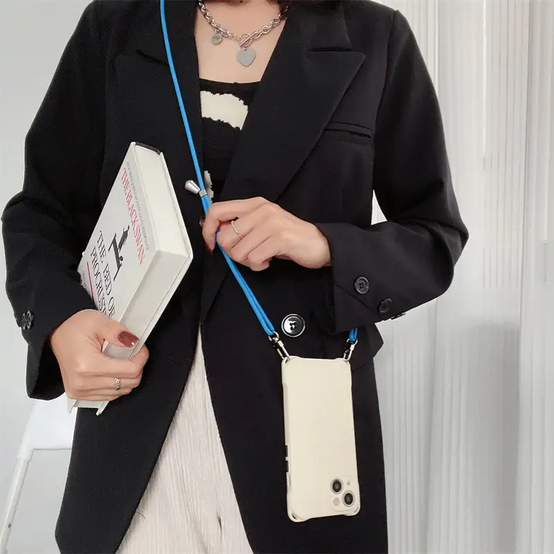 All-inclusive Four-corner Opening Lanyard Phone Case