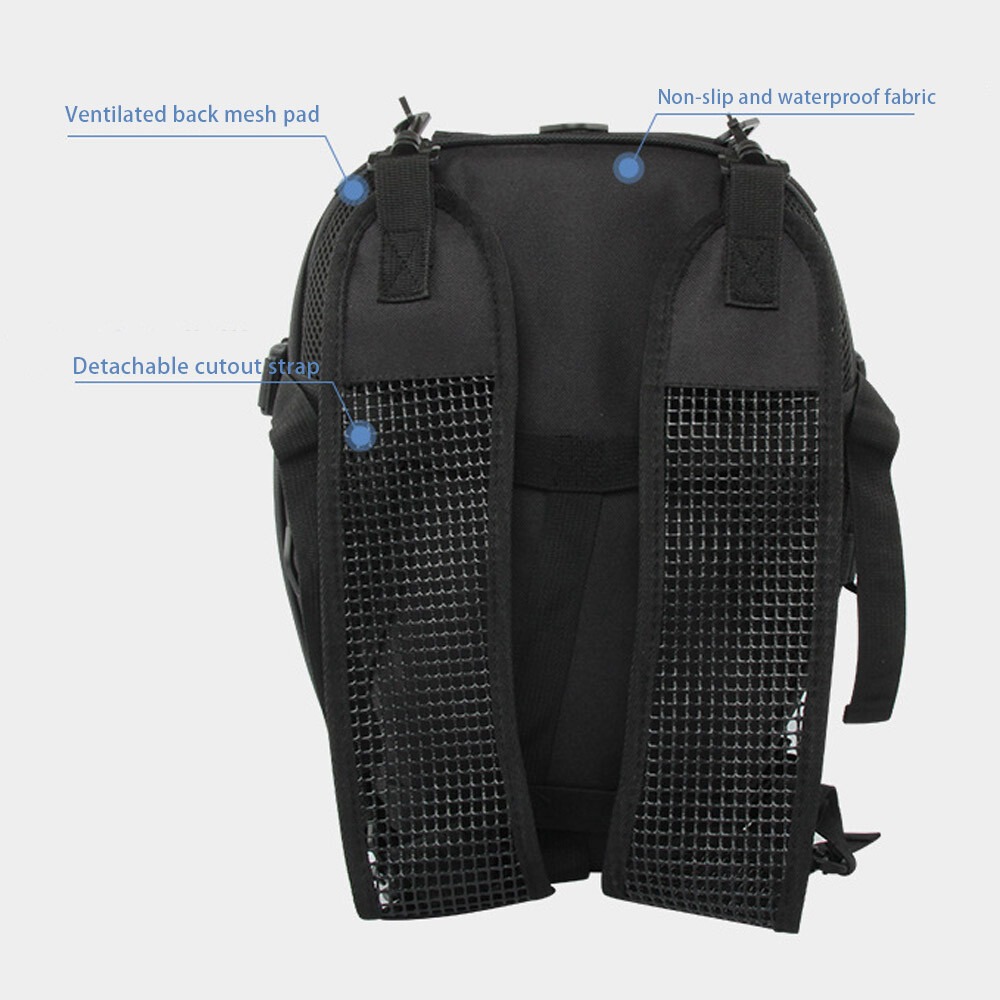 Motorcycle Rear Seat Tail Bag Motorbike Luggage Helmet