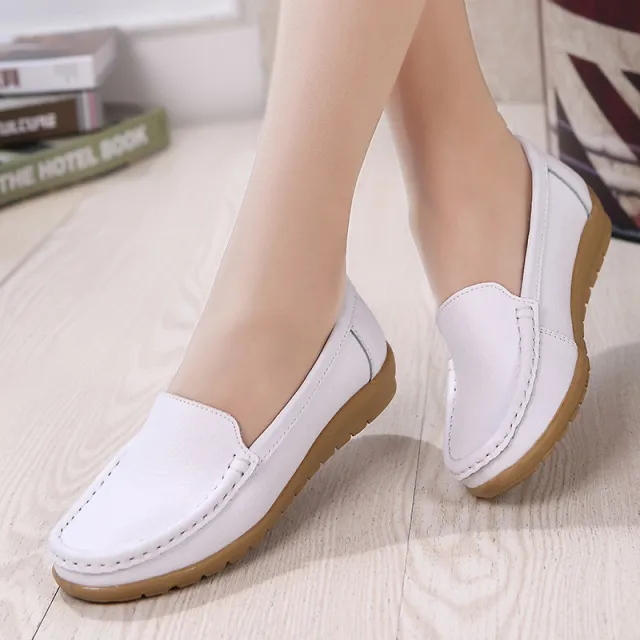Flat Mother Shoes Nurse Shoes White Non slip Maternity Shoes White - Shop at LoveMi