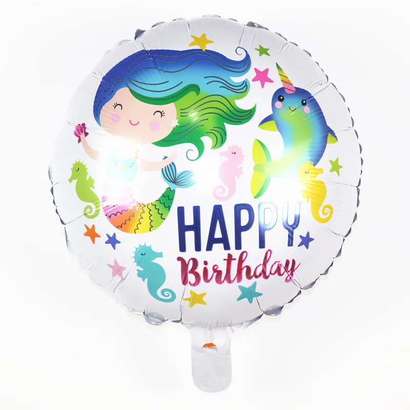New Large Cartoon Mermaid Balloon - 1 Style