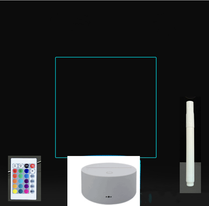 3D Acrylic Board Handwriting Message Board LED Light - Image 44