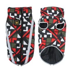 Warm Pet Dog Clothes Are Fashionable - Red Check - View 1