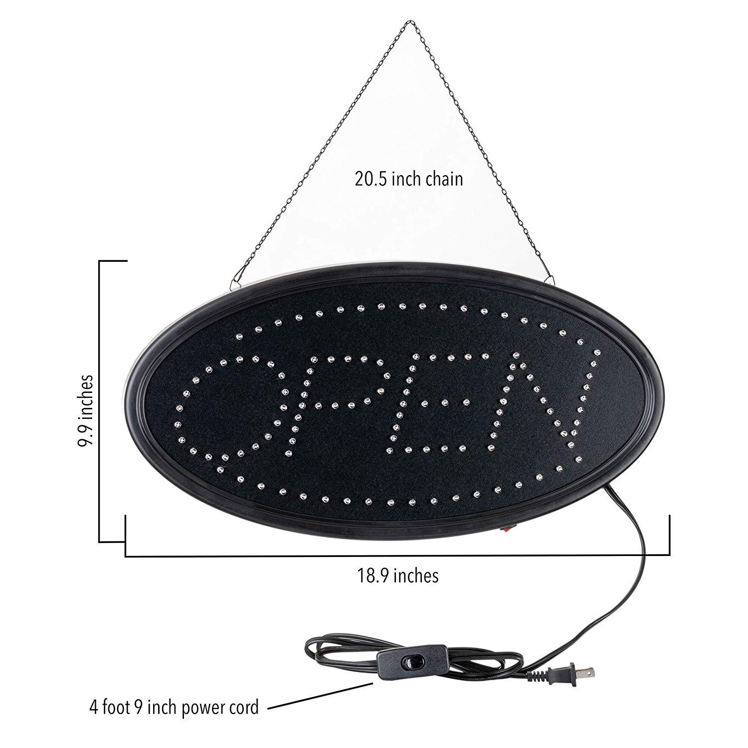 LED Sign For Business 24x48cm