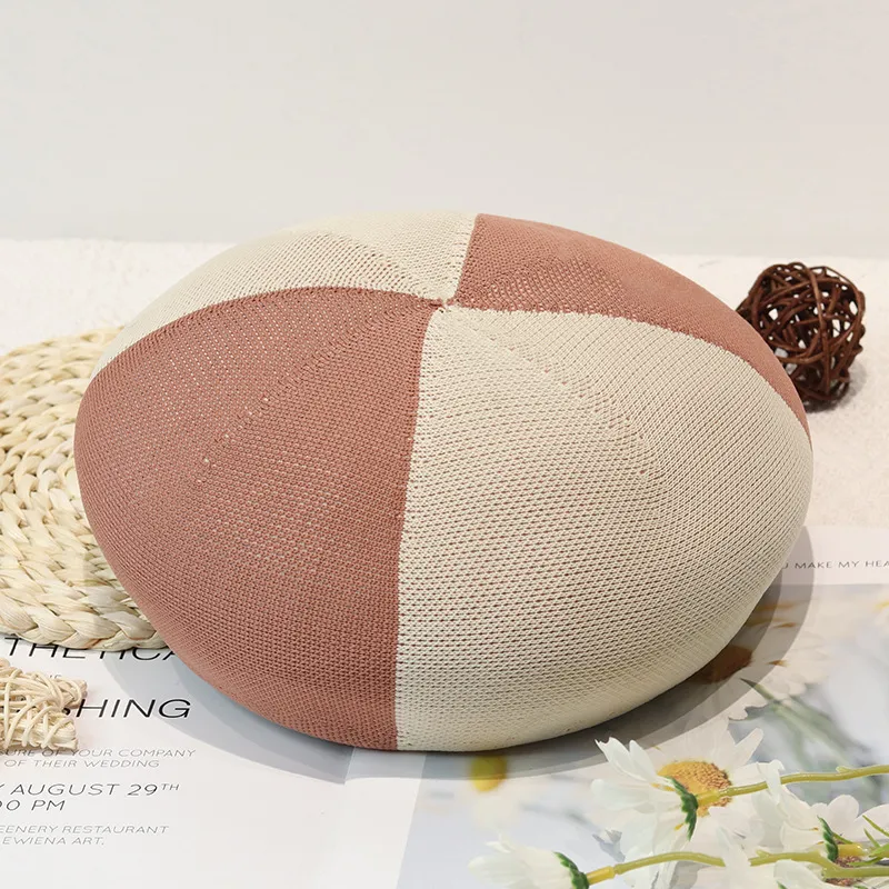 Fashion Versatile Contrast Fashion Breathable Hat - Orange