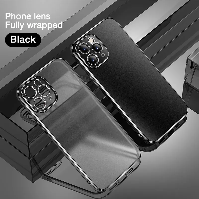 Rubik's Cube Straight Edge Frosted Mobile Phone Case Anti-fall Soft Shell – image 5
