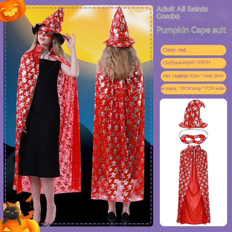 Costume de vampire Halloween adulte avec cape 3