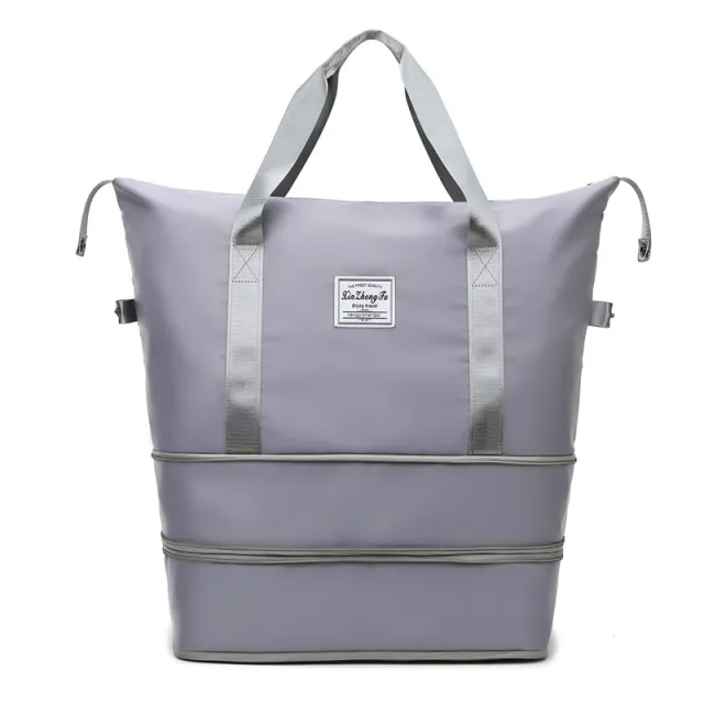 Dry wet Separation Portable Shoulder Bag Grey - Shop at LoveMi
