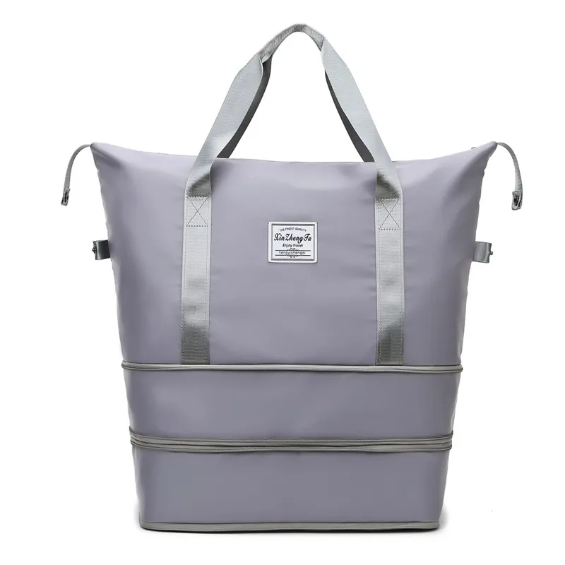 Dry-wet Separation Portable Shoulder Bag - Grey