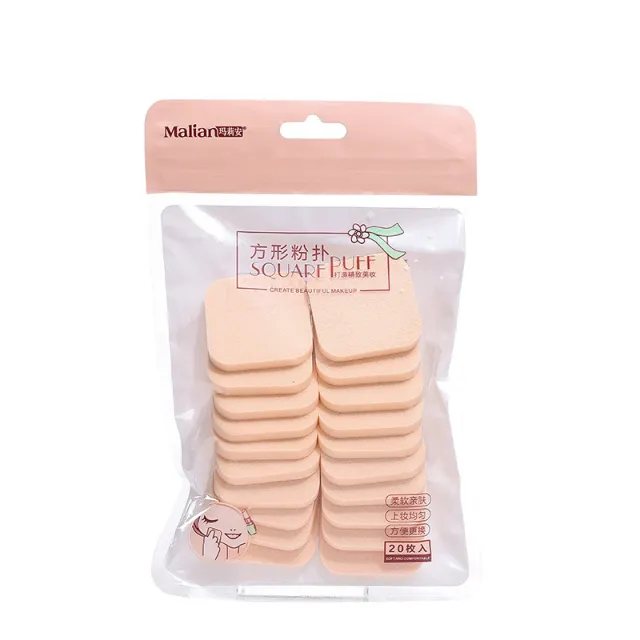 Wet And Dry Square Sponge Powder Puff Concealing And Setting Tools Square 20 Pieces - Shop at LoveMi