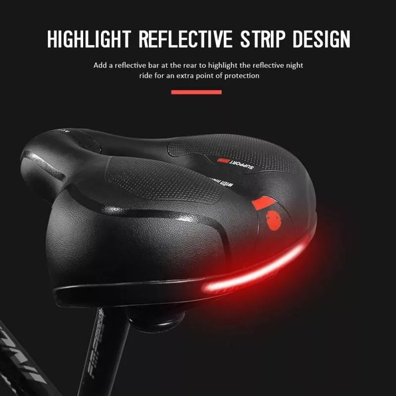 Super Soft Comfy Gel Big Bum Bike Saddle Seat Mountain Sport Road Bicycle UK — image 4
