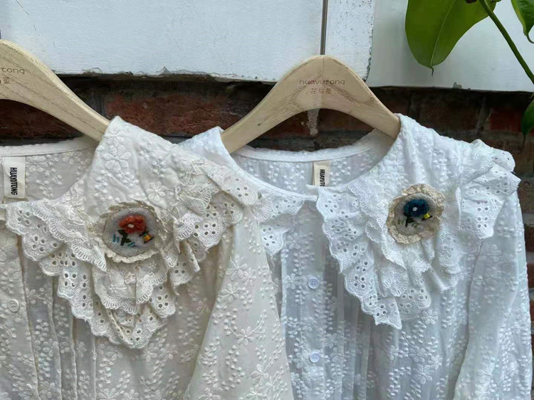 Mid-length Skirt Stitching Print  And Sweet Dress