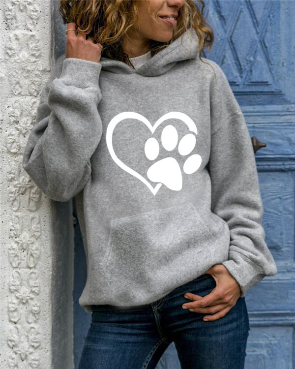 Title 7, Printed round neck hooded sweater