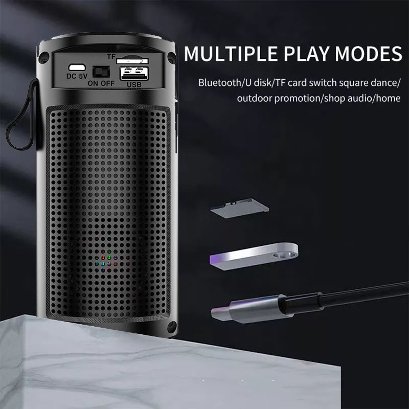 Wireless Bluetoot Melody Led Colored Lamp Card Speaker