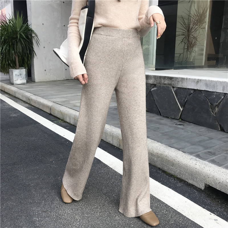 Title 6, High Waist Loose Drape Women Trousers Look Thin