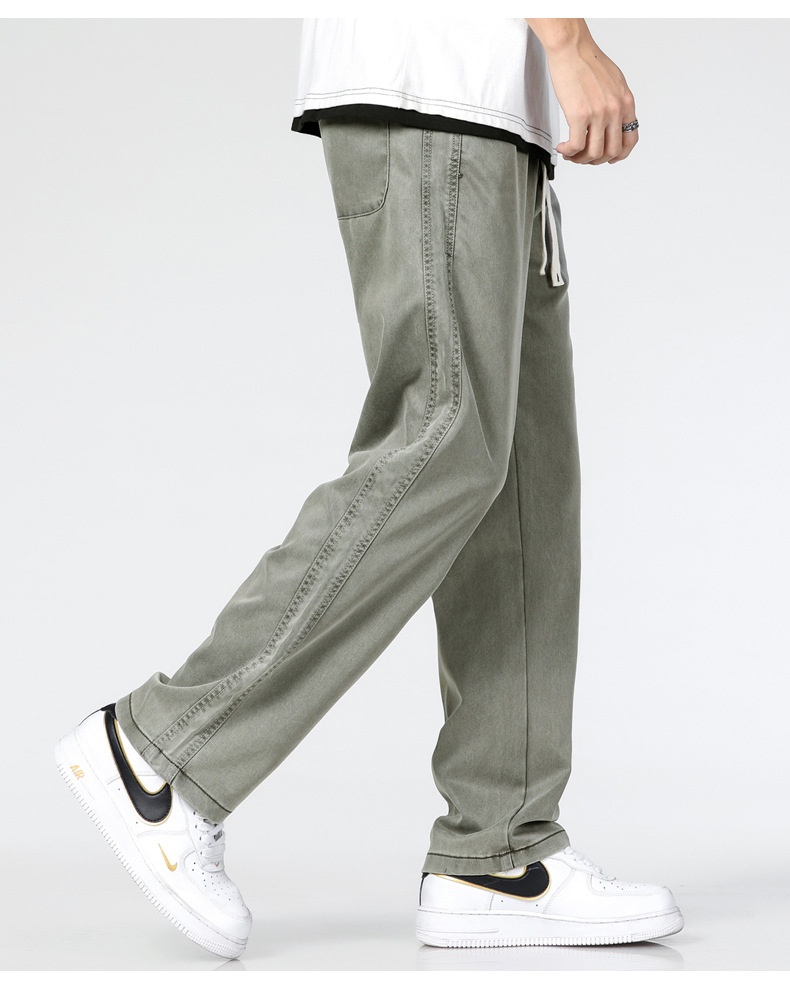 Jeans Men's Loose Straight Casual Wide-leg Pants