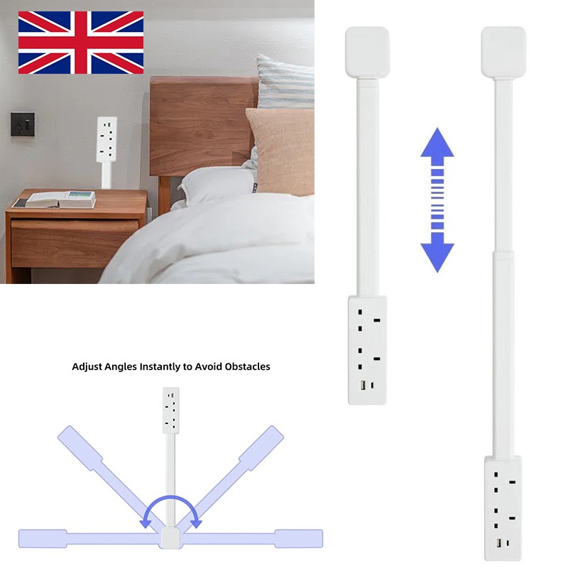 Electrical Outlet Extender Stick - Power Socket Expander Rotates product image