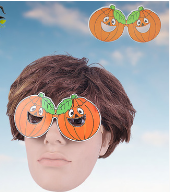 Pumpkin paper glasses