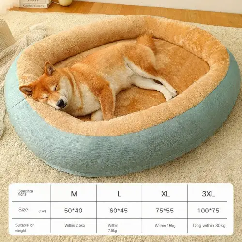 Removable and Washable Dog Bed Warm Cat Bed for Sleeping